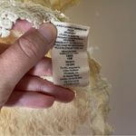 Free People Cream Lace Embroidered Sheer Peplum Top Size Small Photo 8