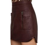 BCBGMAXAZRIA  Chocolate Mini Skirt Photo 2