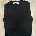 ZARA  Knit Sleeveless Tank Crop Top Photo 0