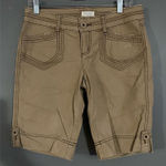 Maurice's  Brown Tan Bermuda Shorts Size 5/6 Photo 0
