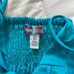 Urban Outfitters Karissa Top Bustier Turquoise Aqua Photo 4