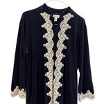 Velvet House Coat Maxi Dress Photo 4