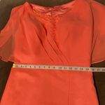 Women’s Chiffon Knee Length Dress with Draping Sleeves & Zip Up Back Size 12 Photo 10