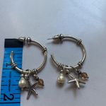 Brighton  Starfish Hoop Earrings with Pearl Accent and‎ Beads Dangle Photo 6