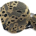 Beach Bunny  Bronze Lace Up Bandeau‎ Bikini Top Photo 3