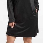 Juicy Couture Bling Logo Long Sleeve Polyester Hooded Dress Size 3X Black Photo 0