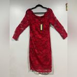 Miusol Scarlet Lace Gown NWT Red Photo 1