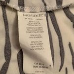 Karen Kane zebra print short sleeve top with sequin accents size Small Photo 5