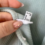 Princess Polly Brinley Light Blue Rib Knit Open Back Long Sleeve Bodycon Dress 2 Photo 6