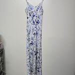 Favorite Daughter Collection‎ Blue White Floral Slip Dress Sz S Midi Photo 4