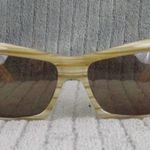 New Divine Eyewear Crush Tan Horn/Polarized Amber Sunglasses NWT Women's Photo 0