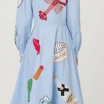 Stella Nova Million Dollar Baby Embroidered Circus Midi Dress Blue Size XS Photo 1