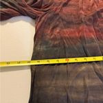 Bella Dahl Top Mock Neck Smocked Cuff Top Wild Berry Size Medium Long Sleeve Photo 4