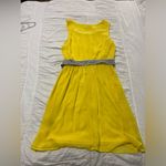 AB Studio  - Yellow Dress with Belt. Size Small. Photo 1