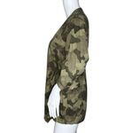 Knox Rose  Jacket Women Small Open Front Waterfall‎ Hem Camouflage Camo Utility Photo 2