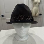 Goorin bros  Dark Brown Fedora with Patterned Band Photo 1