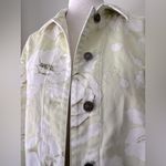 Jones Wear Vintage ‘00s  Sport Light Green & White Floral Print Cotton Jacket Photo 2