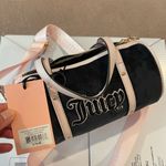 Juicy Couture Pink/ Black Mini Barrel Crossbody Bag Photo 1