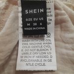 SheIn Cream Dress Size Medium Photo 4