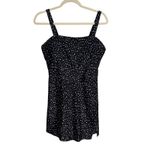 DACI Classic Fashion Collection Black White Polka Dot Square Neck Mini Dress L Size L Photo 1