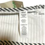 Aerie NWT American Eagle Seersucker Stripe Ruffle Bikini Bottom Black White Sz S Photo 4