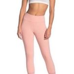 Free People Movement Genesis High Rise Scallop Light Pink Active 7/8 Leggings M Photo 0