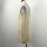 ZARA  Faux suede Cream Straight Fit Square Back Mini Dress Photo 8