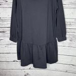 H&M  Mama NWT Size L Dark Gray Organic Cotton Blend Sweatshirt Dress Photo 1
