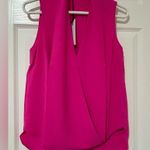 Revolve NWT three eighty two XS hot Barbie pink sleeveless surplice top blouse  Photo 2