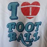 Modern Lux I ❤ FOOTBALL cropped sweatshirt Photo 1