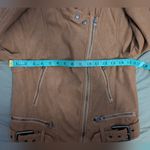 We The Free Vegan Leather Moto Jacket Brown/Tan XSmall Photo 6
