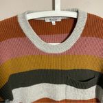 Madewell  Sweater colorful striped pullover knit size small Photo 4