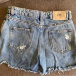 ZARA High Rise Denim Shorts Photo 1