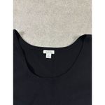 Sundance  Cotton Silk Blend Sleeveless A-Line Knit‎ MIdi Dress Black Small Photo 2