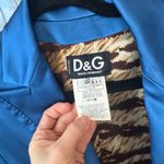 Dolce & Gabbana Vintage 1970s  tailored blazer jacket satin cobalt buttons silky Photo 1