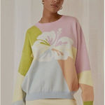 Peppermayo PAC SUN  My Paradise Knit Sweater  Women's Size Small Oversized Photo 0