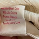 Julie Brown Blouse Ivory w/ Metallic Gold Stars Sleeveless Ruffle Top Sz 4 EUC Photo 10