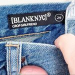BLANK NYC Two Toned Crop Girlfriend Jeans Photo 3