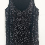 J.Crew  Modal Linen Blend Sequin Top XXS Party Event Evening Concert Coquette Photo 0