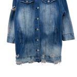 Highway Jeans Y2k Denim Jacket Distressed Jean Jacket Small 2000s Photo 2