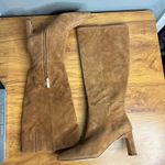 Sam Edelman Sylvia Tall Suede Block Heel Boots Size 6 Wide Calf Camel Tan NEW Photo 3