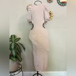 LPA  Clementine Dress NWT Cream Color Open Back Revolve Dress XS Ribbed Viscose Photo 2