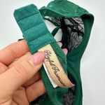 Playful Promises Emerald Green balconette Lace Satin bra size 32C Feminine Sexy Photo 6
