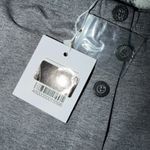 Adika Charcoal Button-Down Mini Skirt Photo 2