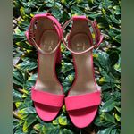 mix no. 6  Hot Pink Peep Toe Heels Size 8.5 Photo 1