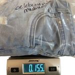 Celebrity Pink  light wash short overalls size Medium Photo 12