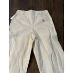 All Saints Payton Wide Leg Linen Blend‎ Pants  Metallic Stripe Size 2 Photo 8