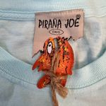 Pirana Joe NWT Short Sleeve Jamaica Blue Tee Women's R40 Photo 1