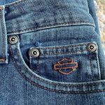 Harley Davidson Harley-Davidson straight leg jeans Medium wash Women’s size 12 petite Photo 11