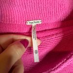 Free People  Women's Ottoman Slouchy Sweater in Hot Pink Photo 3